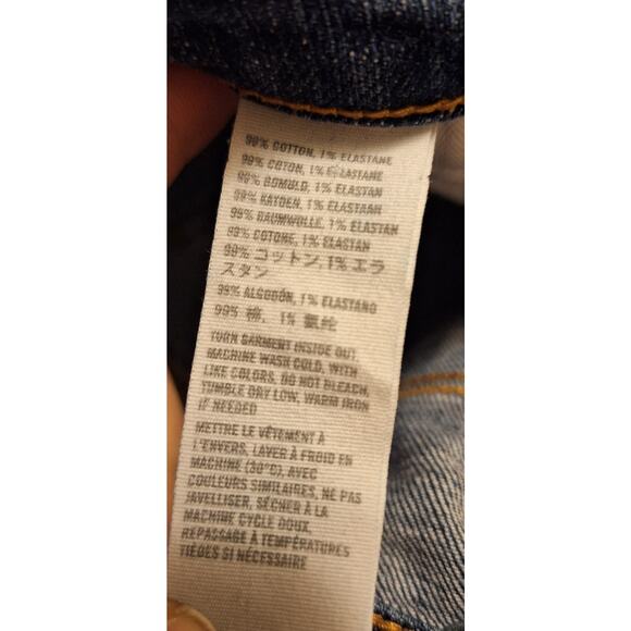 Abercrombie & Fitch Women 6 Medium Wash Straight Leg Stretch Denim Jeans - Picture 4 of 5